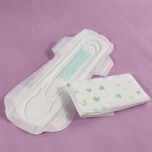 I-OEM Hygiene Disposable Premium Sanitary Napkin Night Sebenzisa Amaphedi Enhlanzeko Yabesifazane