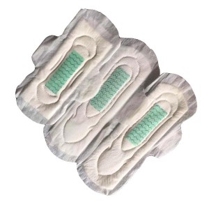 Higiene despreocupada guardanapo sanitário uso do dia senhora mulher guardanapos almofadas descartáveis ​​período mensal algodão macio não tecido regular