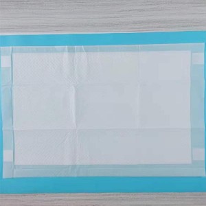 Almofada inferior descartável para cuidados com almofada absorvente moderado 60x60cm