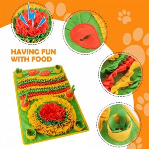 JI HANG Dog Pad Puzzle Olfactory mat portable indoor / outdoor excavation mat for foraging skills and stress relief.