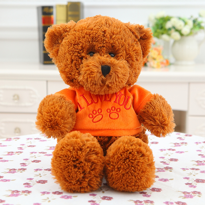 Customized logo plush toy bear  (1)