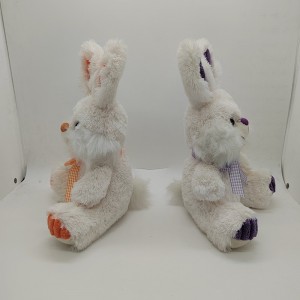 Söta kanin plyschleksaker gjorda av nya material
