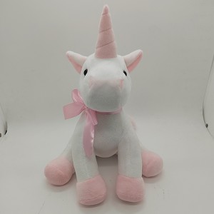 Juguetes de peluche personalizados de unicornio de peluche suave al por menor y al por mayor