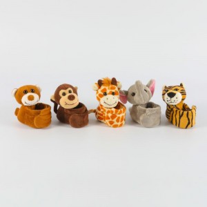 Plush toy animal silicone slap bracelet