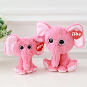 OEM Supply Pink elektrinis pūkuotas kačių pliušinis kimšytas žaislas vaikams Pliušinė žaislinė lėlė