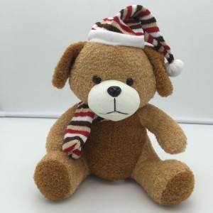 Cute Teddy Bears yn Soft Rose Cashmere Plush