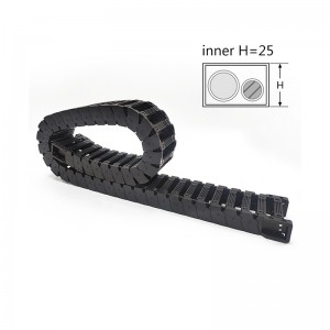Fixed Competitive Price Cnc Plastic Cable Chain - JY25 Anti-noise Cnc Cable Drag Chain – JINAO
