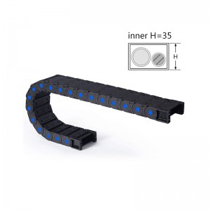 Trending Products Enclosed Cable Drag Chain Carrier - KF35 Full-closed type Economical Cable Carrier Drag Chain – JINAO