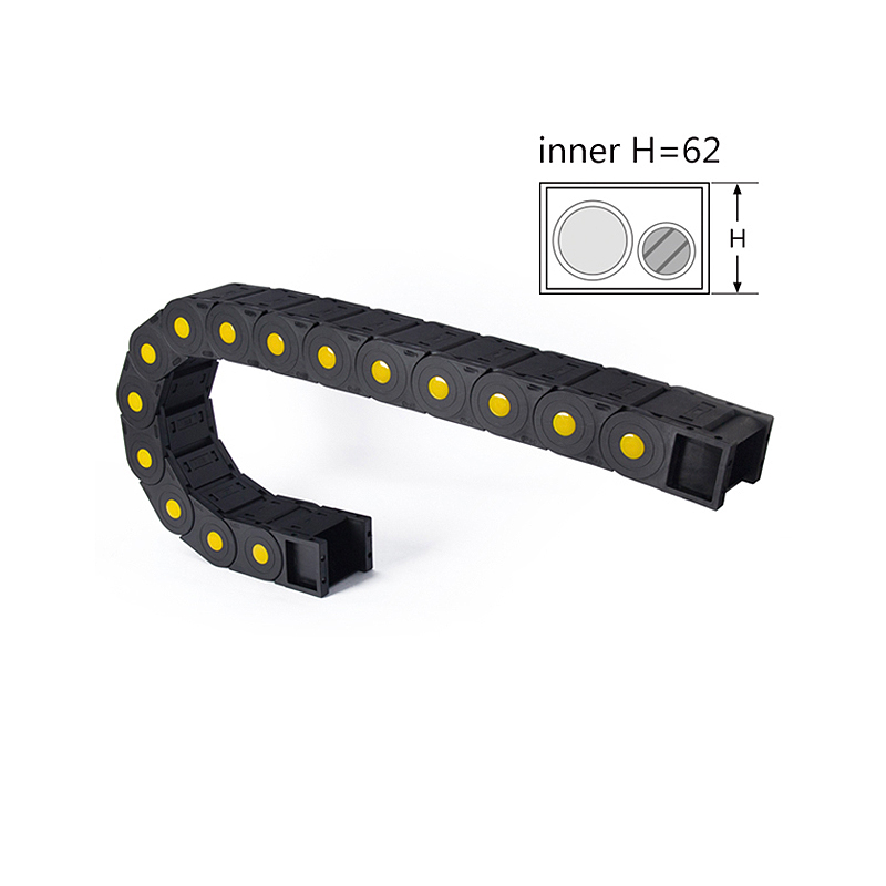Trending Products Enclosed Cable Drag Chain Carrier - ZF62 Full-closed type Load Bearing Plastic Energy Cable Chain – JINAO