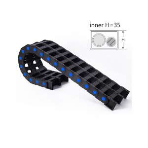 Factory wholesale Flexible Cable Tray Chain - ZQ35D Double- row Bridge type Load Bearing Drag Chain – JINAO