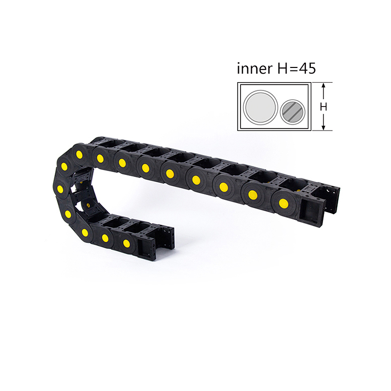 Best Price for Semi-Closed Drag Chain - ZQ45 Bridge type Load Bearing Plastic Drag Chain – JINAO