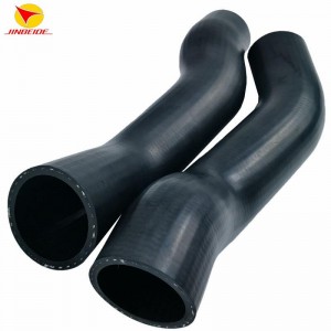 Best quality Oil Rubber Hose - Extrusion Black Renforced Rubber Hose for Automotive Fuel Tank – JINBEIDE