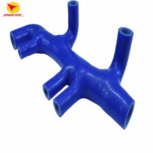 Discount Price Heat Resistant Silicone Pipe - Manifold Silicone Automotive Turbocharger Intercooler Tube – JINBEIDE