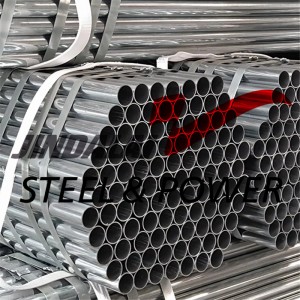 Igwe ọkụ na-ekpo ọkụ galvanized Steel tube/GI Pipe