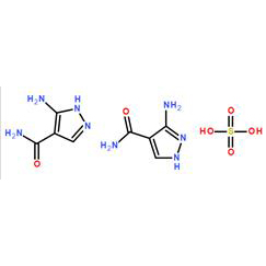 3-Amino-4-pyrazole carbosamide hemisulfate