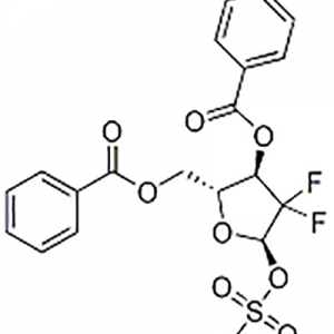 3,5-di-o-benzoyl-2-deoxy-2,2-difluoro-1-o-met hane- sulfonyl-d-ribofuranose