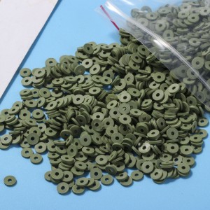 2021 wholesale soft clay beaded accessories 4mm 6mm 8mm polymer clay round beads jewelry making