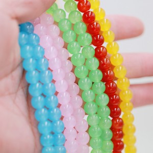 Crystal Round Jade Beads Colors Crystal Beads for Jewelry Making