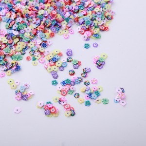 Soft clay high quality DIY beaded accessories loose flower polymer clay beads jewelry making