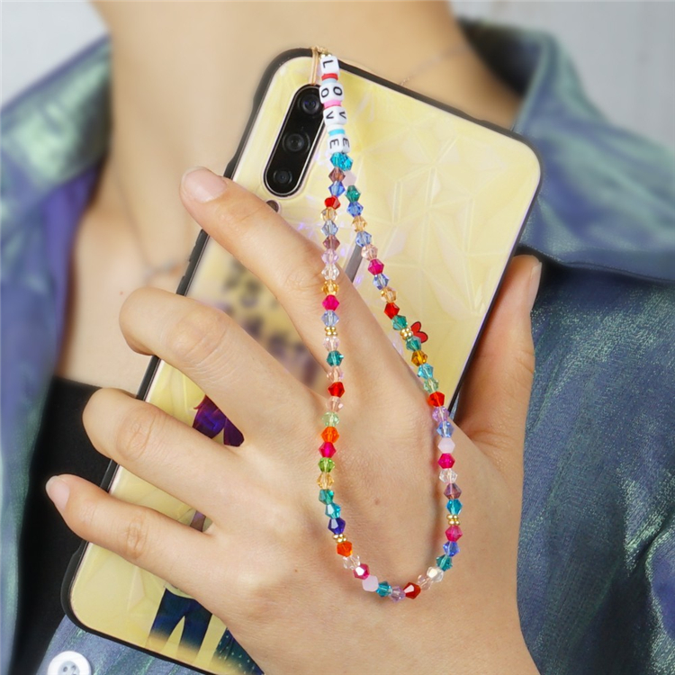 China Miyuki Delica Beads Manufacturers –  Handmade mobile accessories wholesale individuality colorful phone case chain beads  – Jingcan