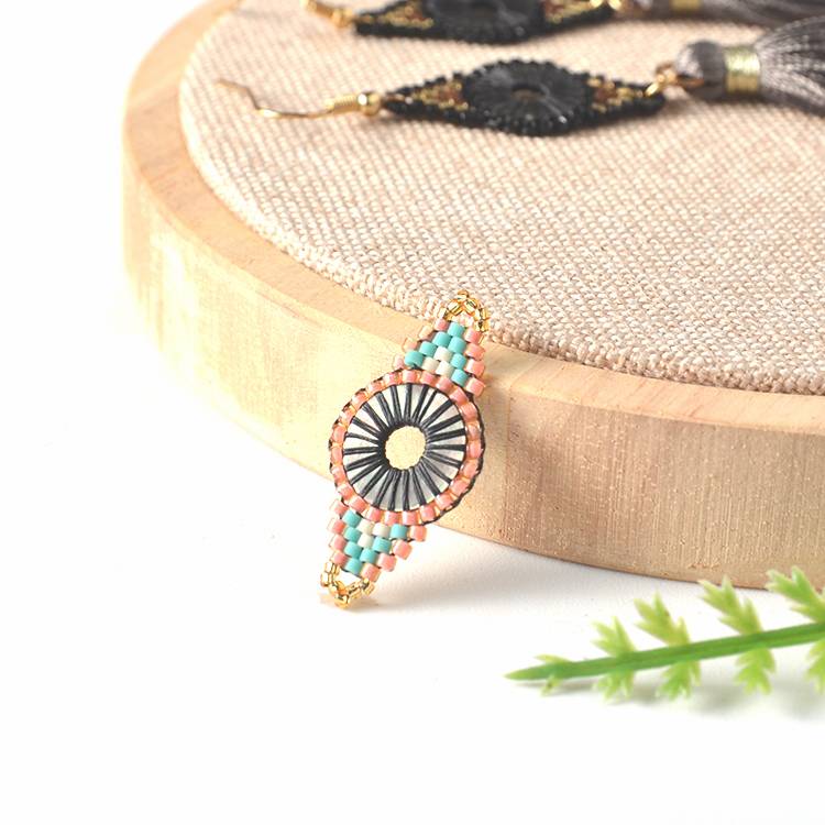 Reasonable price Unisex Beaded Bracelets - Miyuki delica seed beads lip shape custom pendant earring charm beads – Jingcan