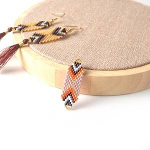 Fashion miyuki delica beads earring pendant handmade glass seed bead pendant