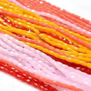 Beautiful Beaded Bracelets Manufacturer –  JC For Jewelry Making Glass Crystal Beads Accessories Tile Beads – Jingcan