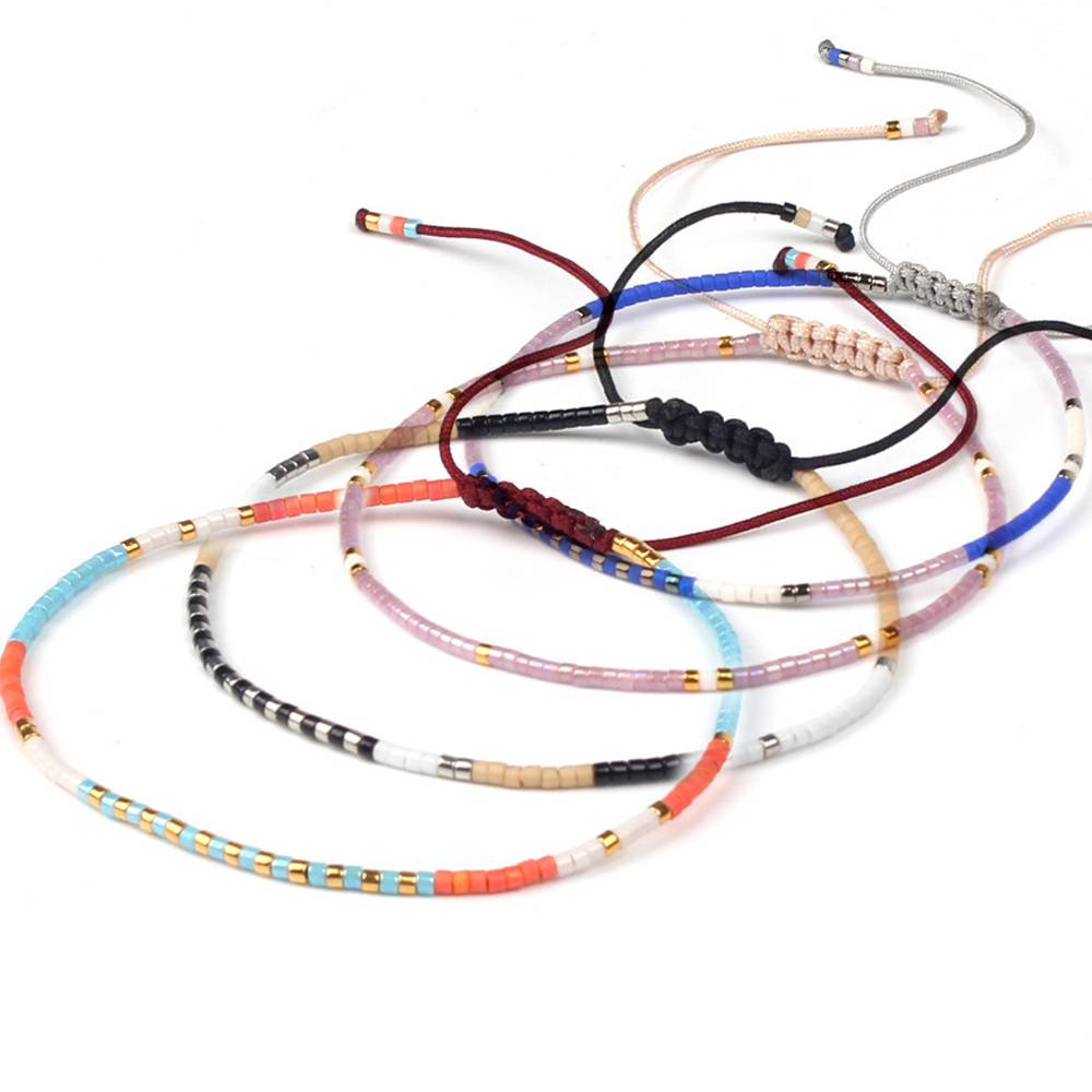 Wholesale ABS Pearl Beads Suppliers –  Best Friend Hand Woven miyuki bracelet , New Fashion handmade Miyuki Seed Bead Bracelet – Jingcan