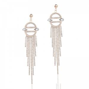 Fashion Jewelry Rhinestone Earring Fine Jewelry Earrings Claw Chain Earring Pendant