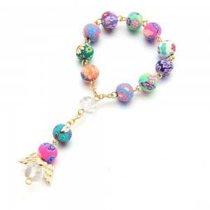 Wholesale Cross Bracelet Catholic Rosaries Cheap Religious Catholic Rosary For Children Jewelry Gift
