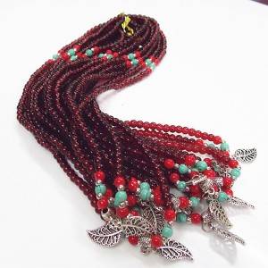 Pomegranate Layer Bracelet Stretch Bead Bracelet Bead Ball Bracelet Charms Jewelry for Women Gift