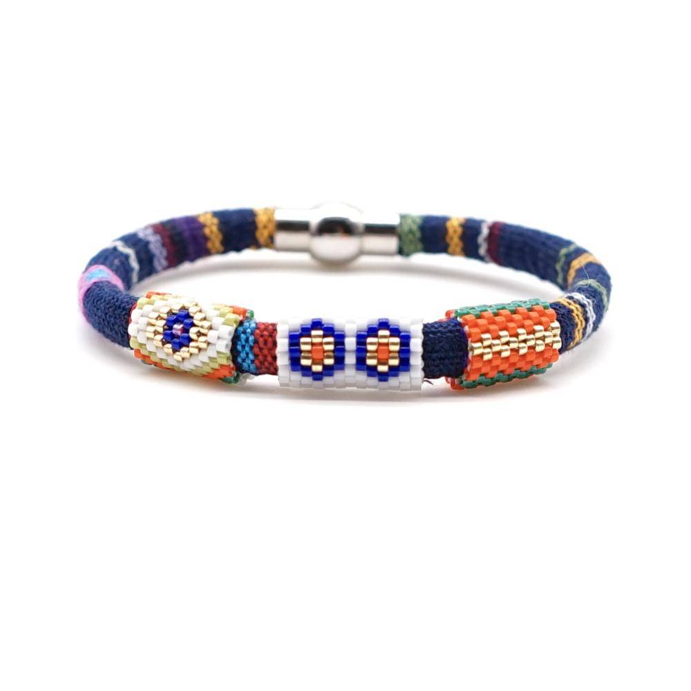 China Miyuki Bracelet Pricelist –  Ins Miyuki Seed Beads Bracelet Bracelet With Flower Handmade Rope Bracelet China – Jingcan