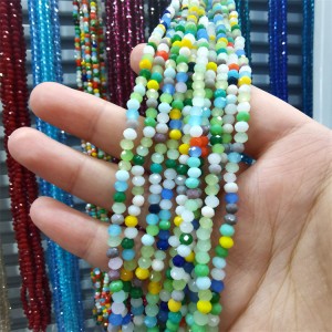 150 Color and 40 shapes crystal beads for rosary jewelry making