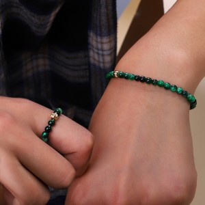 crystal bracelets healing natural stone jewelry Lava stone beads 8mm