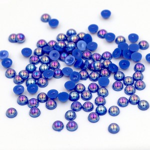 1.5mm-20mm Colorful abs hlaf pearl cheap abs plastic pearl beads