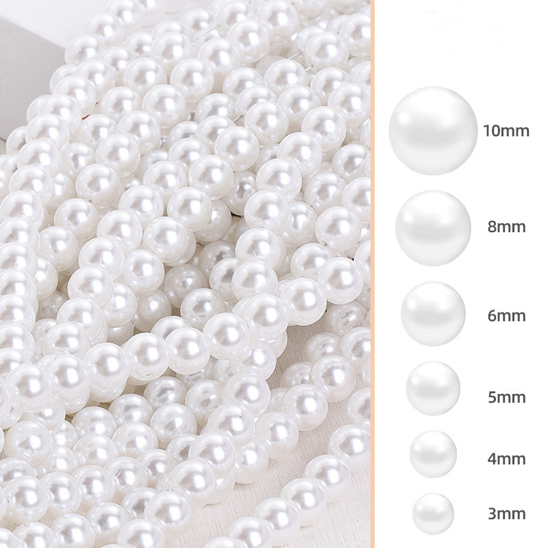 Wholesale Rondelle Bead Bracelet Manufacturer –  3/4/5/6/8/10mm Fancy Natural Pearl Beads for Jewelry Making – Jingcan