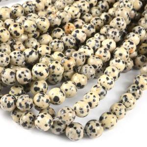 Natural dotted loose beads factory wholesale balmatin beads