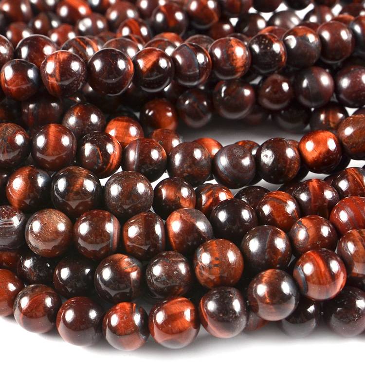 China Beaded Tassel Bracelet Factories –  Tigea eyes stone beads wholesale high quality loose customize tigerite beads – Jingcan