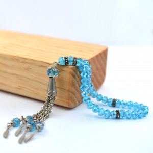Hotsale mixcolor glass beads chain catholic rosaries , customizable factory wholesale bracelet rosary