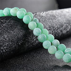Weathered Agate 4mm-16m Color Frosted Bracelet Accessories