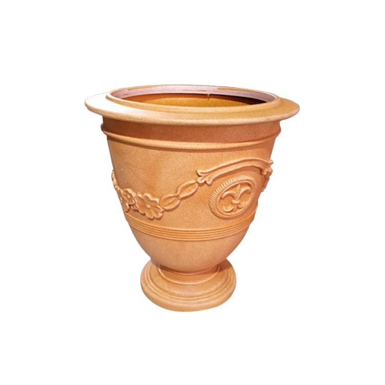 China Wholesale Roto Flower Pots Pricelist - Column Flowerpot Outdoor Rotomolded Indoor Garden Flower Pot Durable Light Weight Rotomolding Flowerpot – jinghe