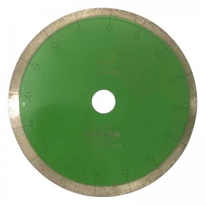 Continuous Rim Sintered Saw Blade And Segments For Porcelain Tile Cutting