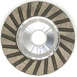 4 Inch Turbo Diamond Cup Wheel With Aluminium Body