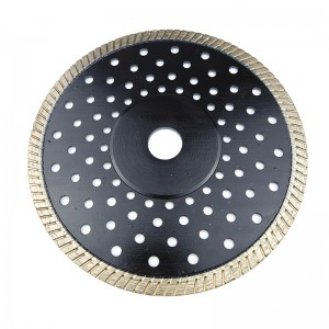 Sintered Dry Diamond Saw Blade with Flat Turbo for Granite and Stone