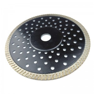 Sintered Dry Diamond Saw Blade with Flat Turbo for Granite and Stone