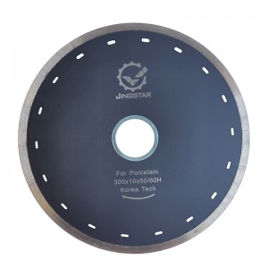Sintered Continuous Blade with Non-Silent or Silent Cutting Slot for Ceramic Tile and Porcelain