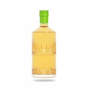 100ml 375ml, 500ml, 700ml Frosted White Wine Whiskey Empty Round Glass Bottle with Cork