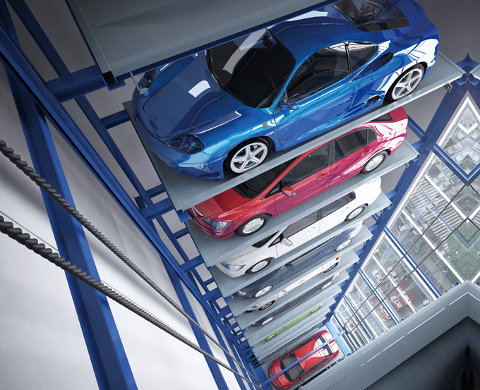 The popularization and advantages of a vertical parking system