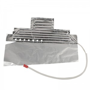 Elemento calefactor eléctrico de papel de aluminio