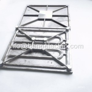 Placa quente de aluminio de fundición eléctrica de 400*500 mm